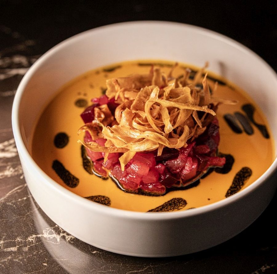 Tuna dish at Darkroom